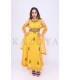 Kazoya Yellow Anarkali Lace Suit