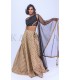 Kazoya gold brocade lengha