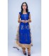 Kazoya Royal Blue Anarkali lace suit
