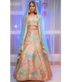 Kazoya Readymade floral Designer lengha choli